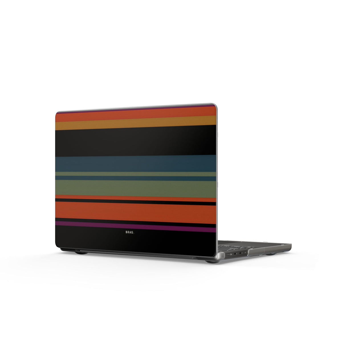 Market Stripe Matte MacBook Case — Slim Protective Laptop Cover