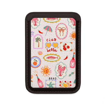 Ciao Bella MagSafe Vegan Wallet — Slim Phone Card Holder