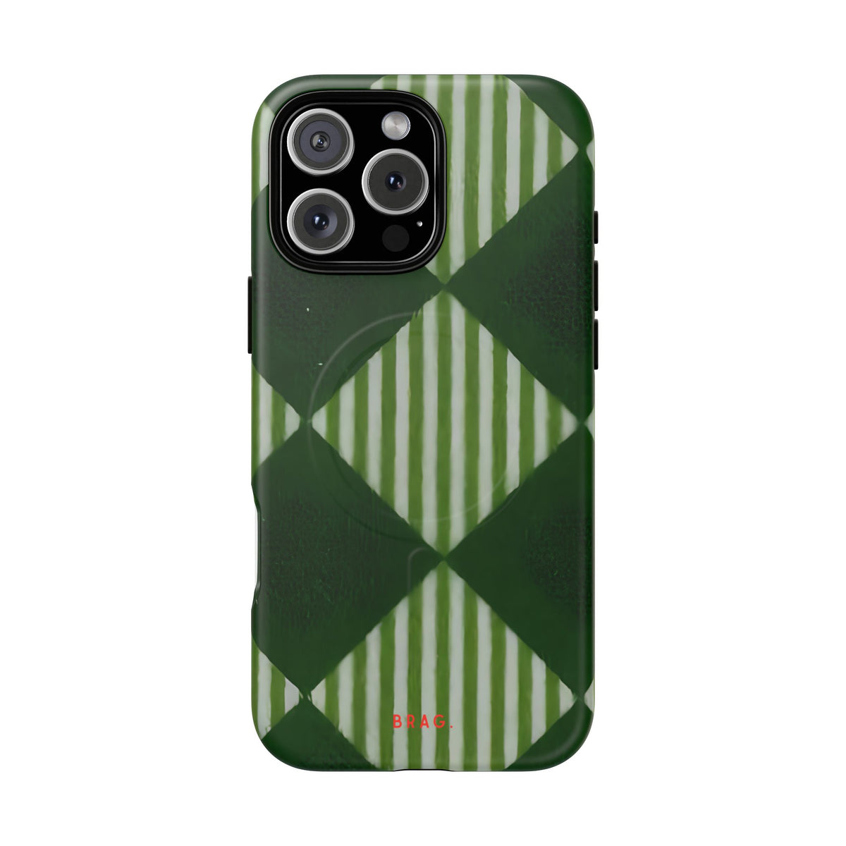 Woven Pattern MagSafe Tough Phone Case — Magnetic Protective Cover