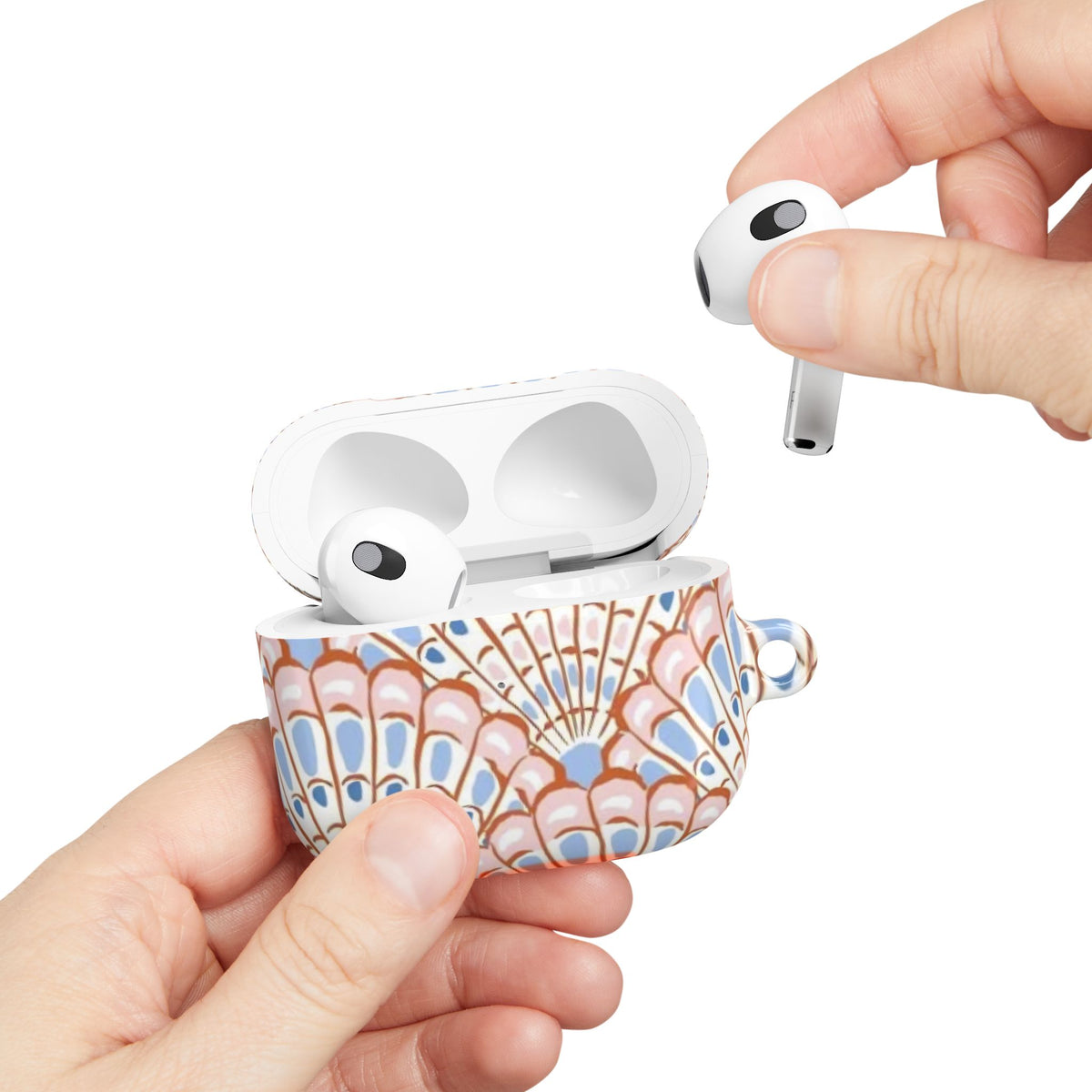 Seashell Soiree AirPod Case – Slim Protective Charging Case