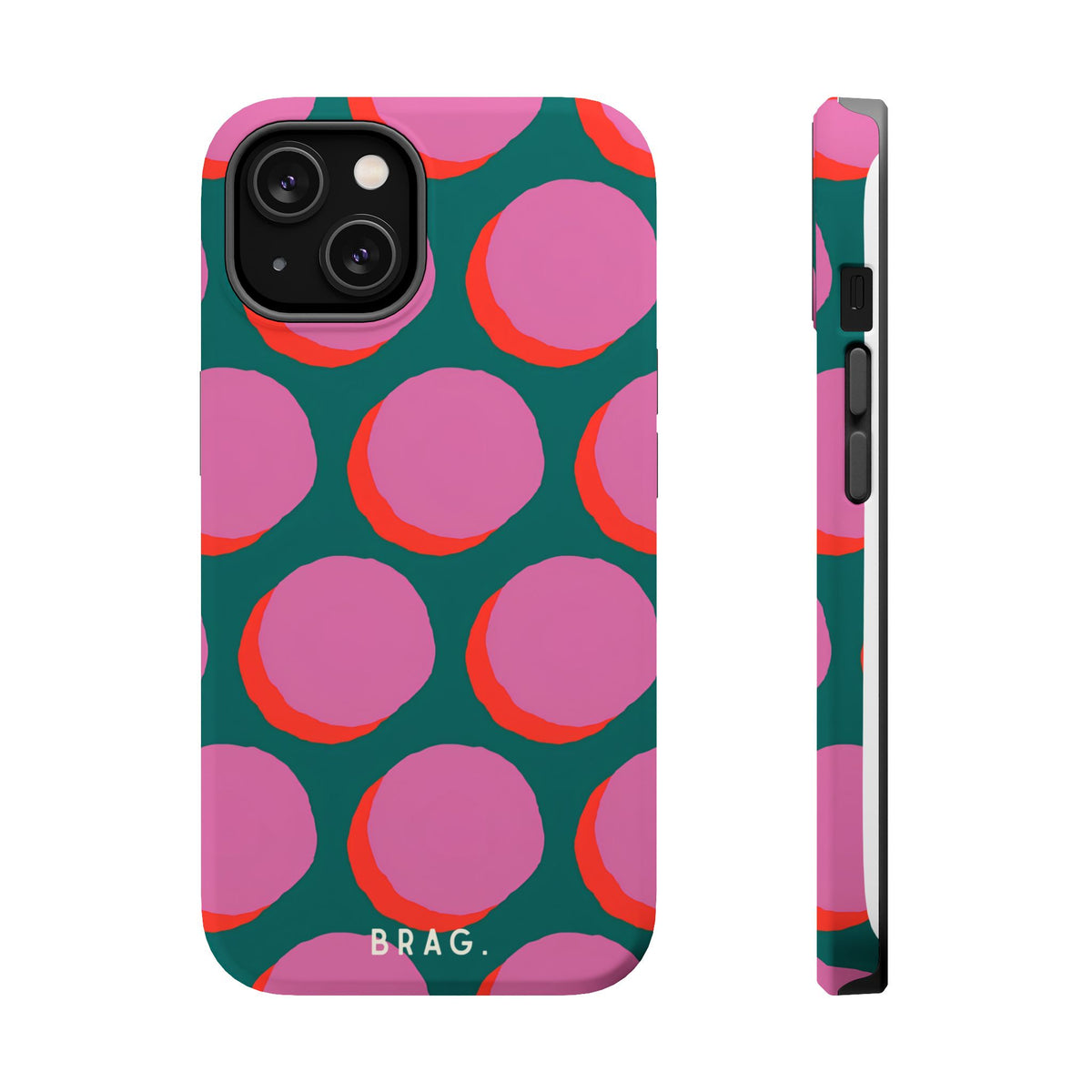 Pink Moon Magnetic Impact-Resistant Phone Case