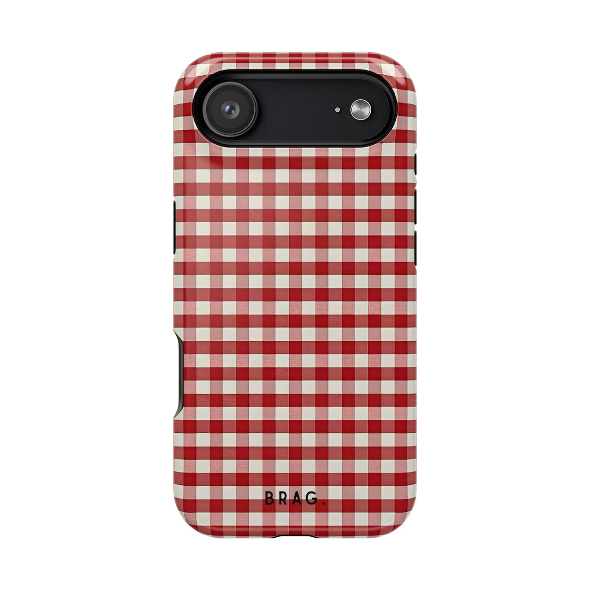Red Gingham Magnetic Impact-Resistant Phone Case