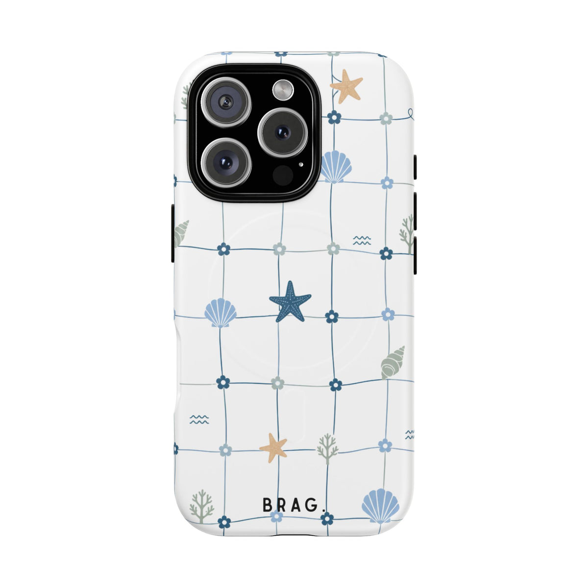 Sea Sun Sand MagSafe Tough Phone Case — Magnetic Protective Cover