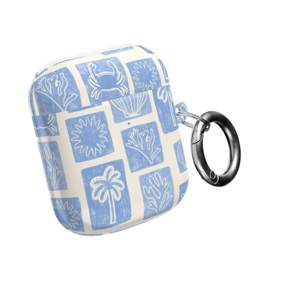 Azure Tiles AirPod Case – Slim Protective Charging Case