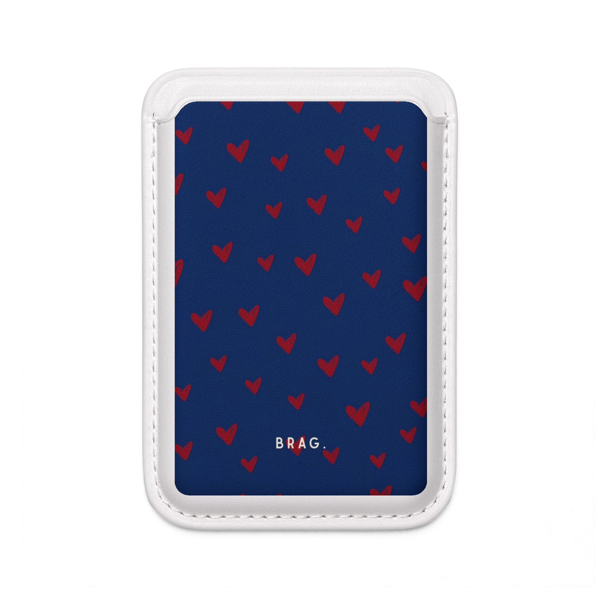 Navy Affair MagSafe Vegan Wallet — Slim Phone Card Holder