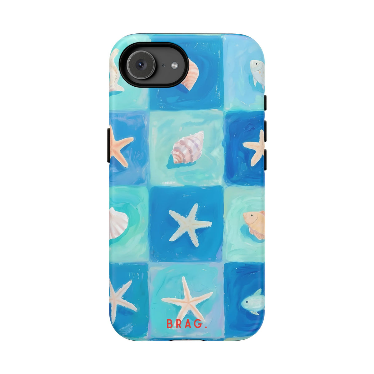 Saltwater Tiles Tough Phone Case – Shockproof Protective iPhone Cover