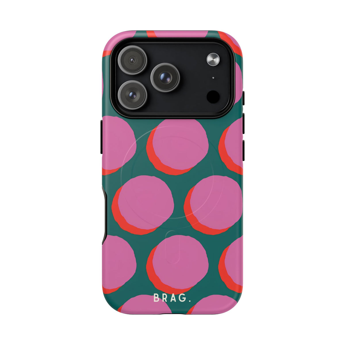 Pink Moon MagSafe Tough Phone Case — Magnetic Protective Cover