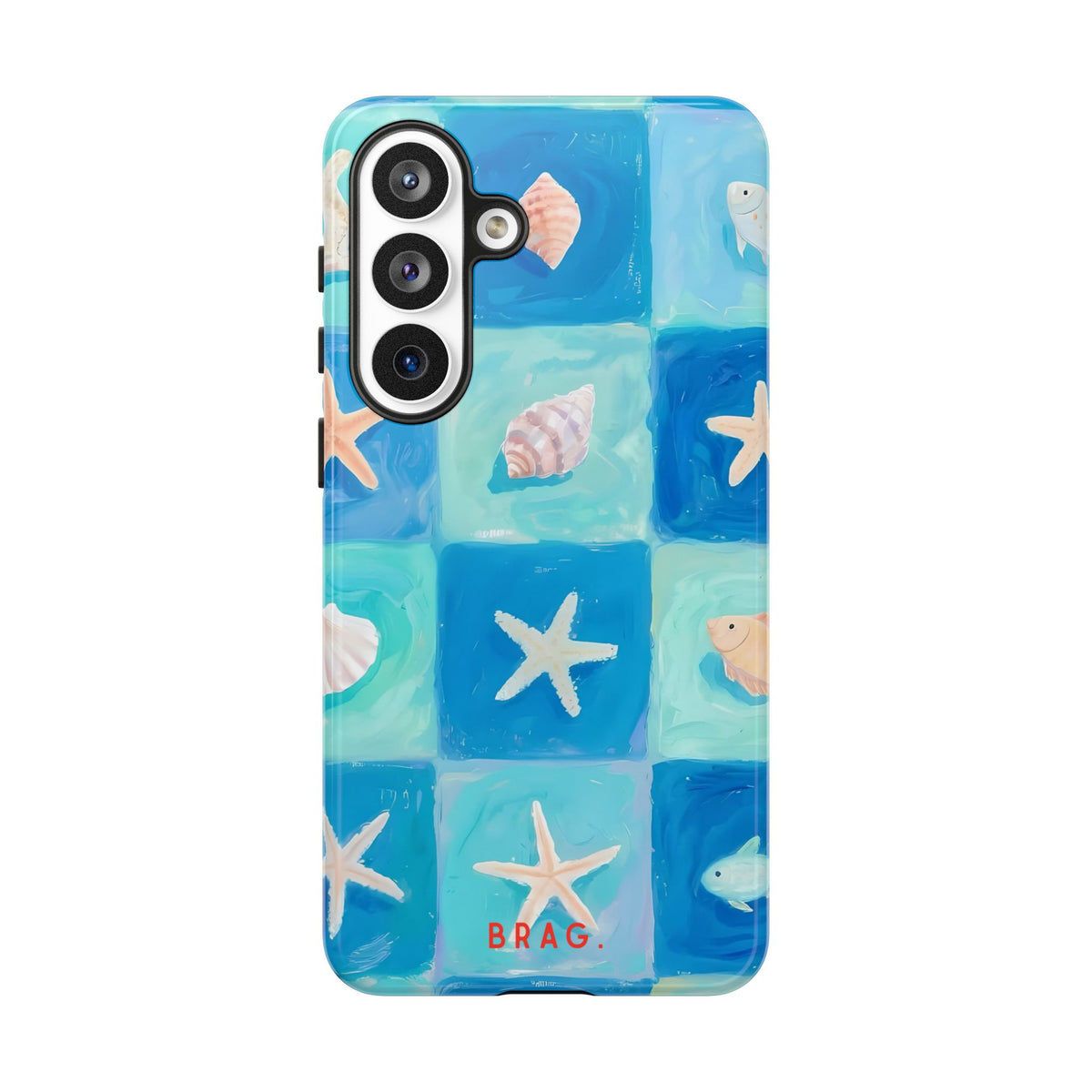 Saltwater Tiles Tough Phone Case – Shockproof Protective iPhone Cover