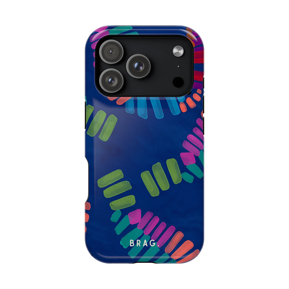 Blue Palm Magnetic Impact-Resistant Phone Case
