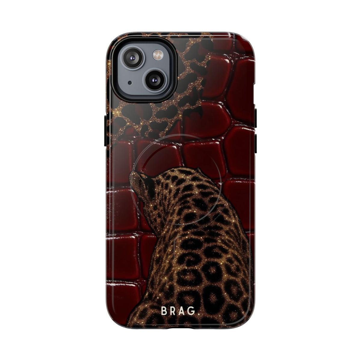 Leopard Lounge MagSafe Tough Phone Case — Magnetic Protective Cover