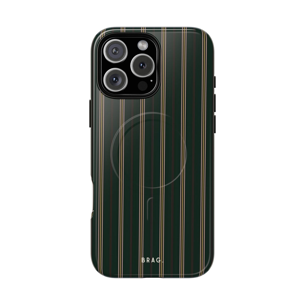 Vintage Pinstripe MagSafe Tough Phone Case — Magnetic Protective Cover