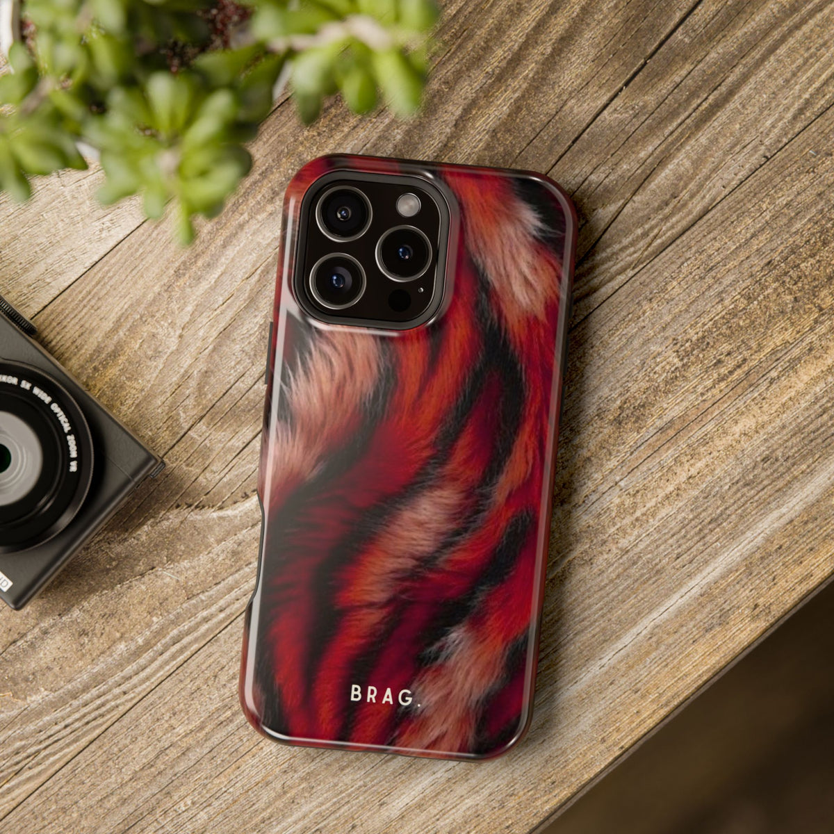 Red Rush Magnetic Impact-Resistant Phone Case