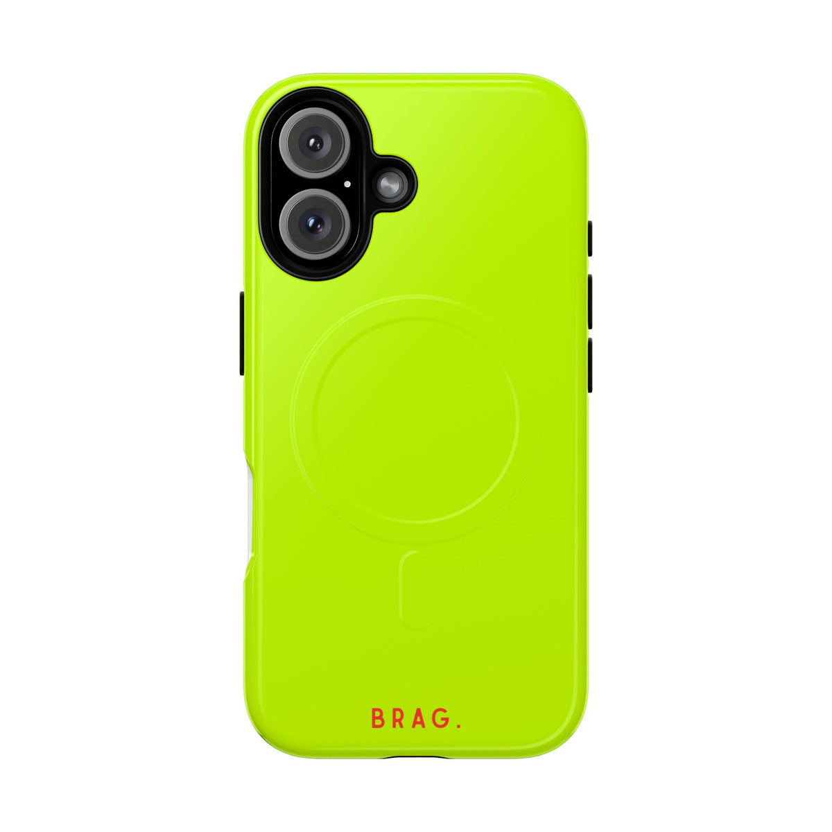 Brag Neon MagSafe Tough Phone Case — Magnetic Protective Cover