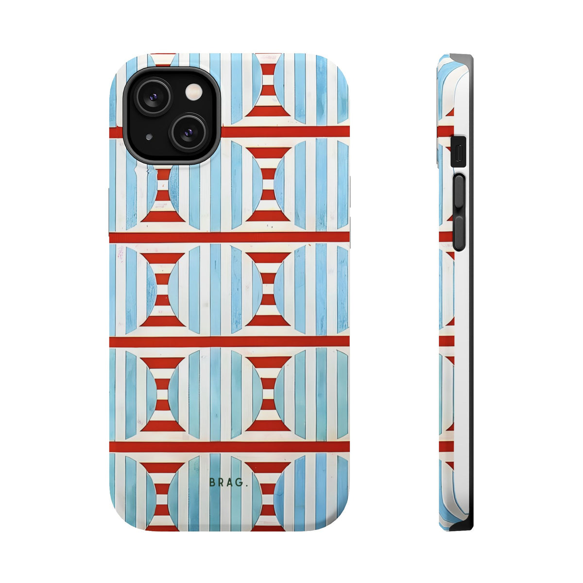 Riviera Stripe Magnetic Impact-Resistant Phone Case