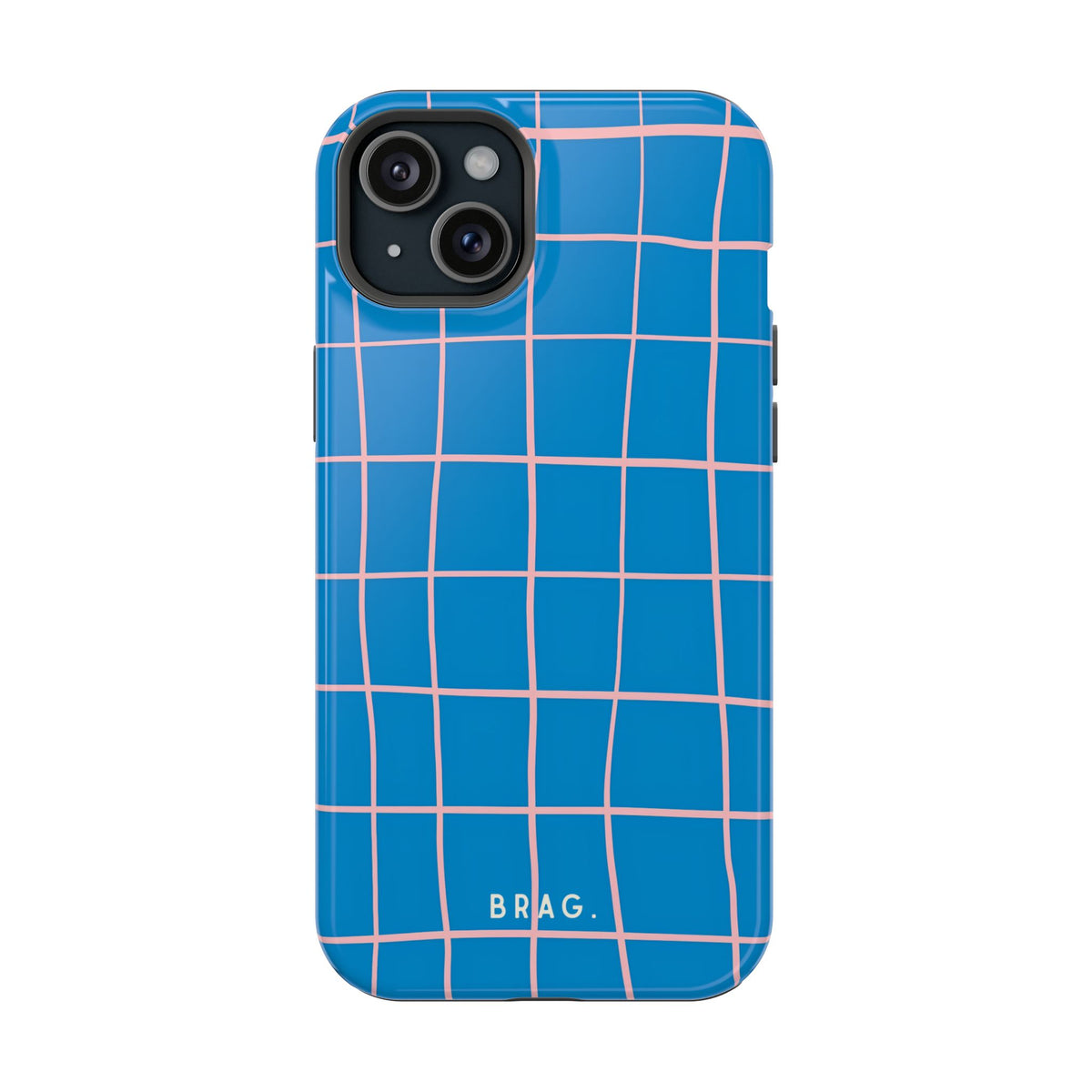 Coastal Grid Magnetic Impact-Resistant Phone Case