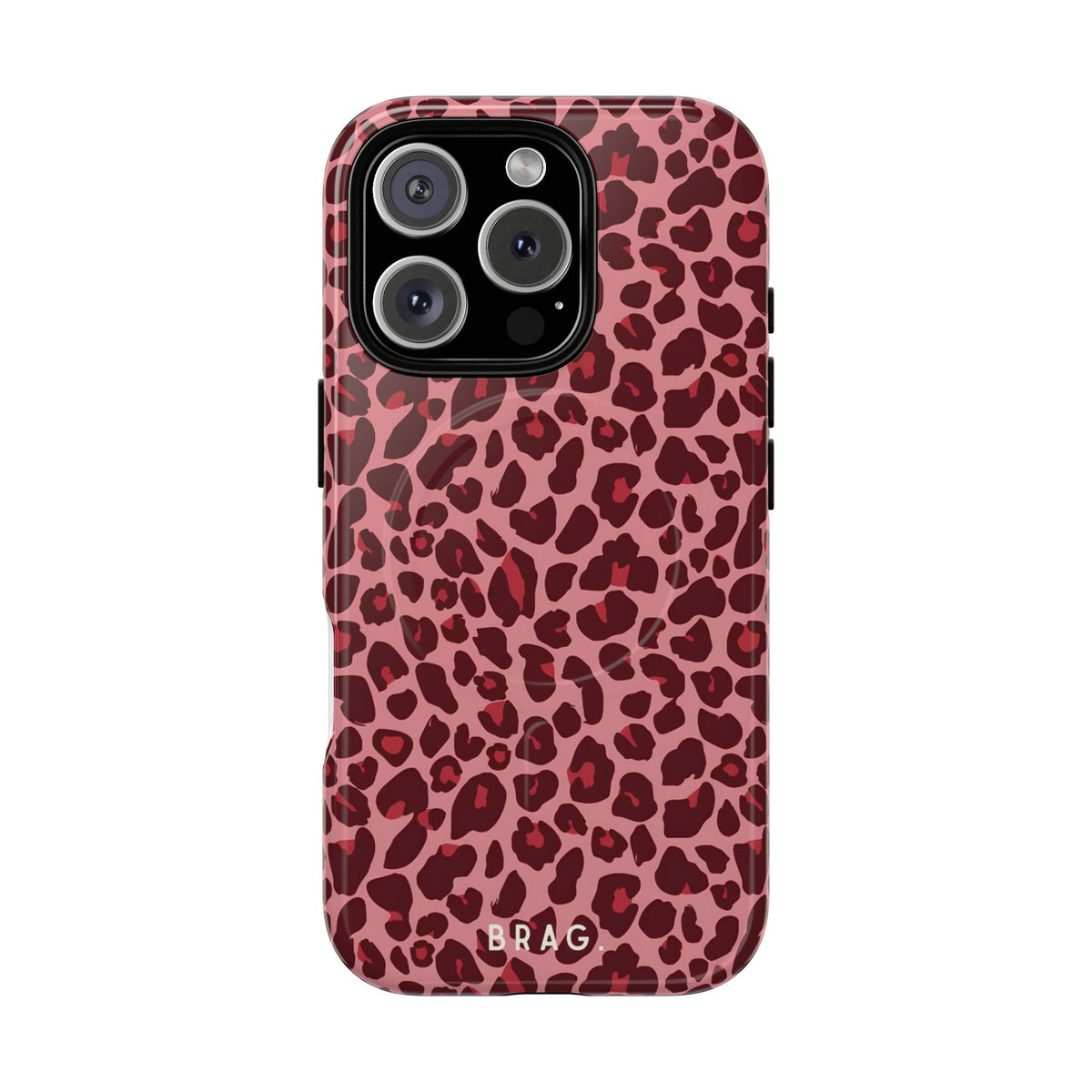 Leopard Love MagSafe Tough Phone Case — Magnetic Protective Cover