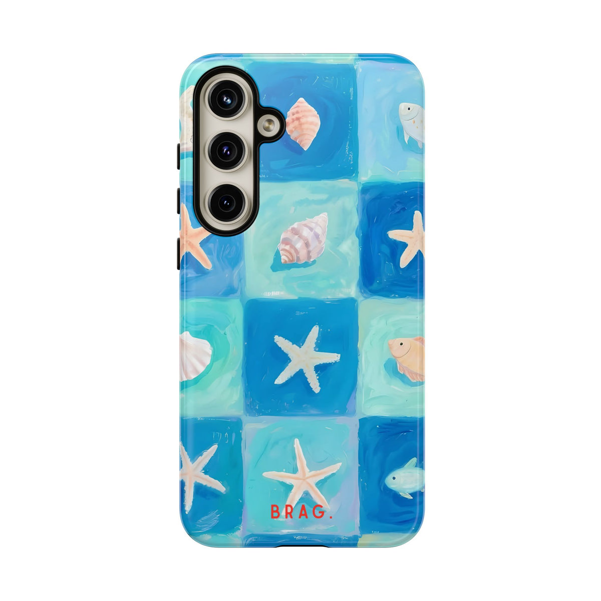 Saltwater Tiles Tough Phone Case – Shockproof Protective iPhone Cover