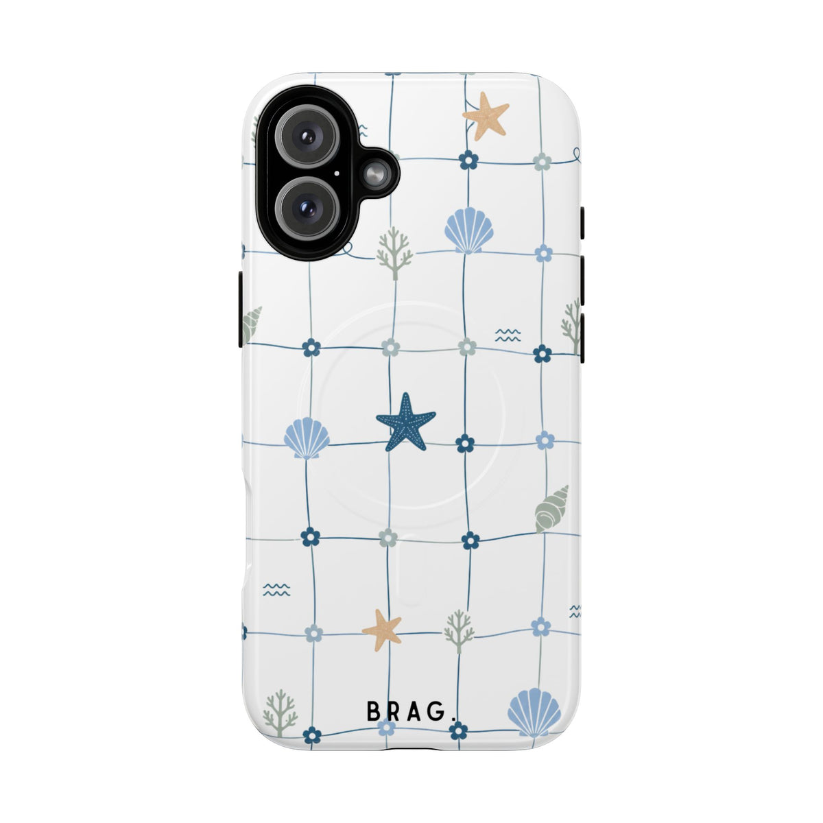 Sea Sun Sand MagSafe Tough Phone Case — Magnetic Protective Cover