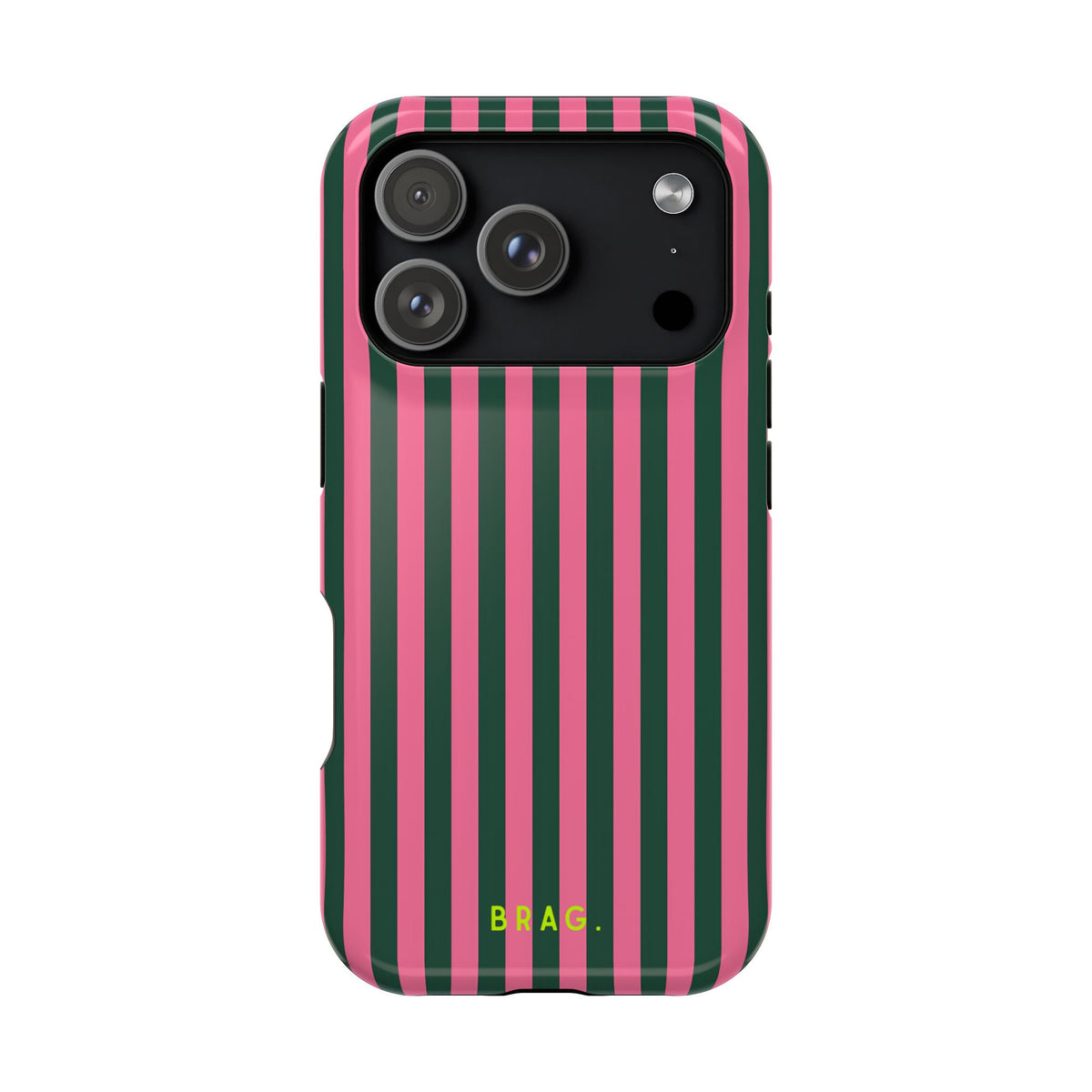 Flamingo Stripe Magnetic Impact-Resistant Phone Case