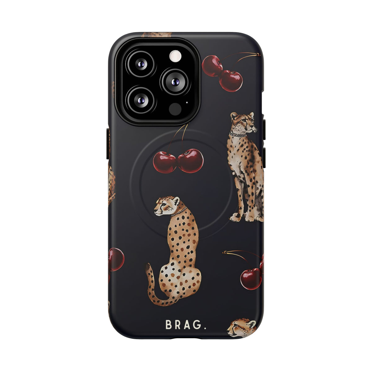 Wild Cherry MagSafe Tough Phone Case — Magnetic Protective Cover