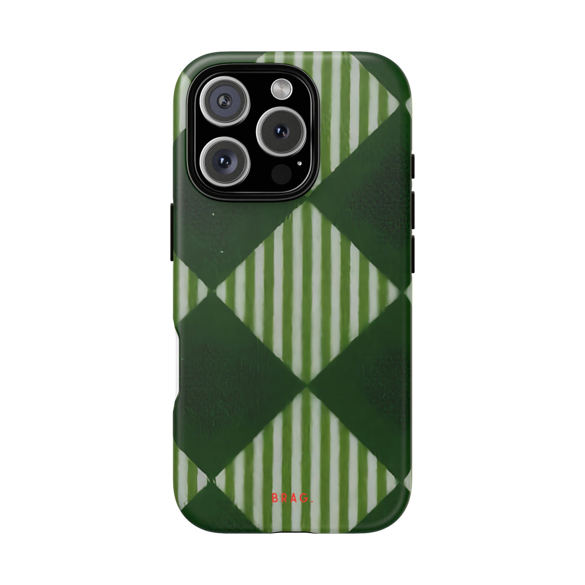 Woven Pattern Tough Phone Case – Shockproof Protective iPhone Cover