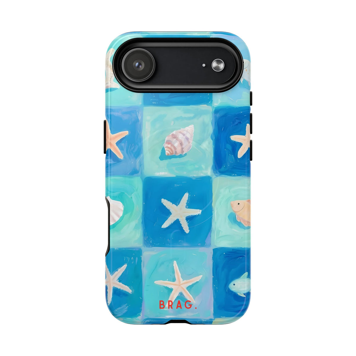 Saltwater Tiles MagSafe Tough Phone Case — Magnetic Protective Cover