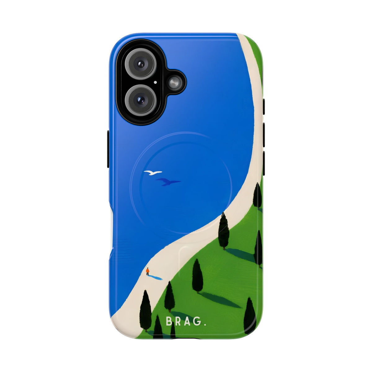 Blue Escape MagSafe Tough Phone Case — Magnetic Protective Cover