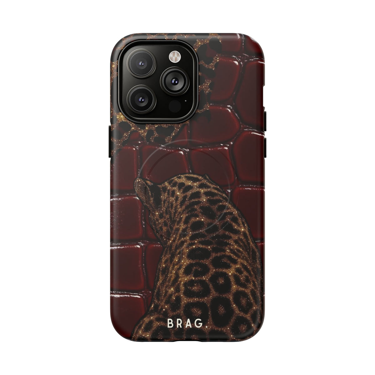 Leopard Lounge MagSafe Tough Phone Case — Magnetic Protective Cover