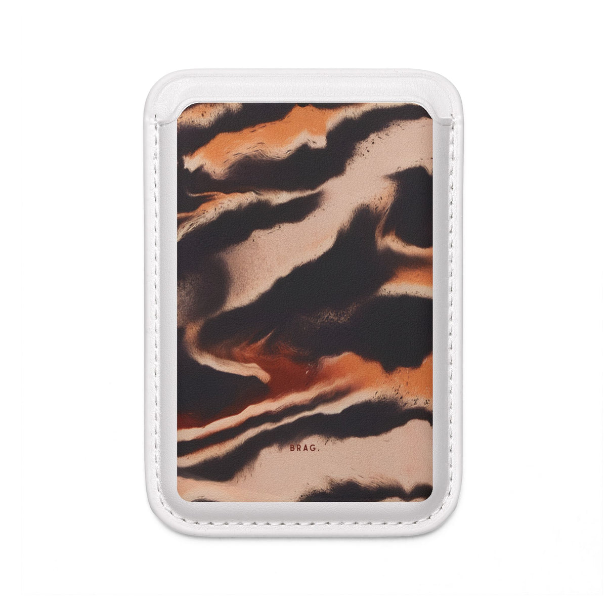 Gold Leaf MagSafe Vegan Wallet — Slim Phone Card Holder