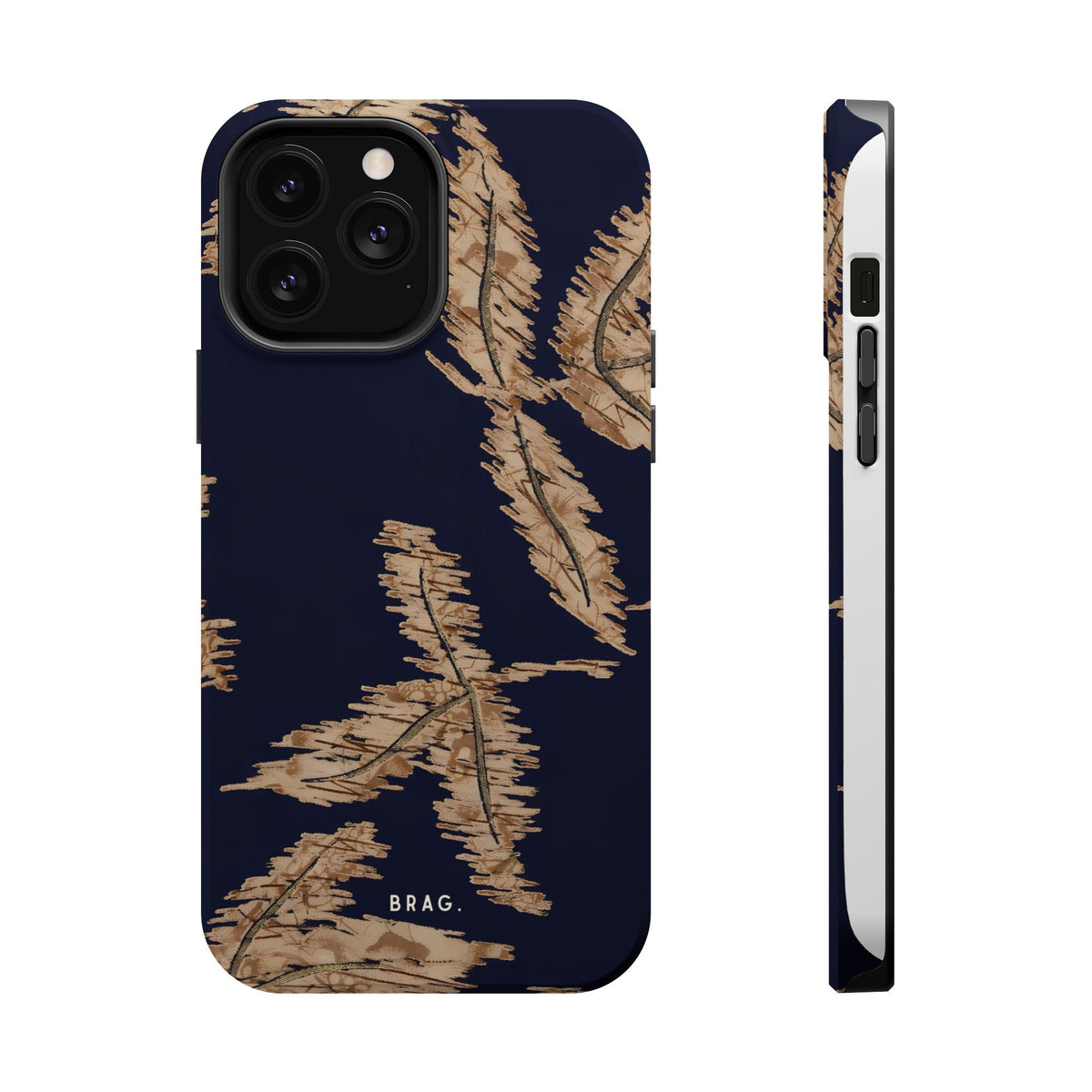 Golden Fern Magnetic Impact-Resistant Phone Case