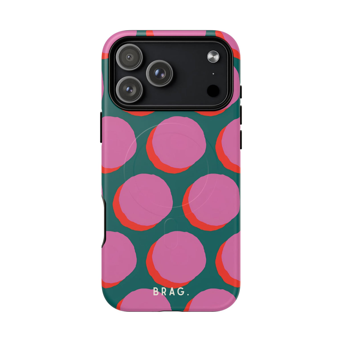 Pink Moon MagSafe Tough Phone Case — Magnetic Protective Cover