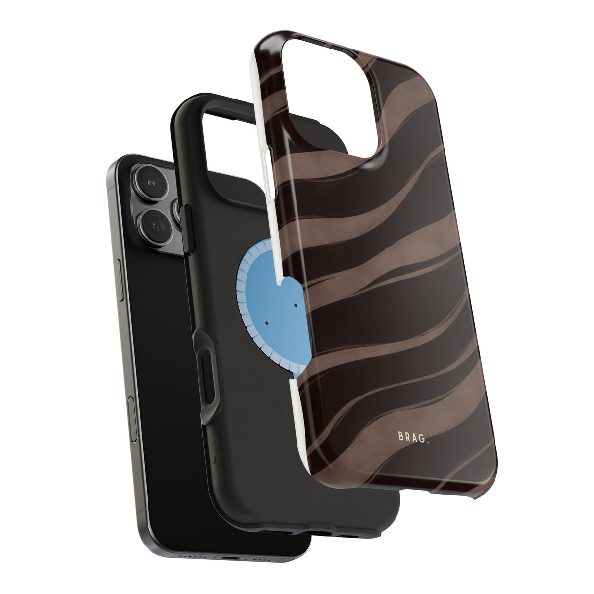 Zebra Wave Magnetic Impact-Resistant Phone Case