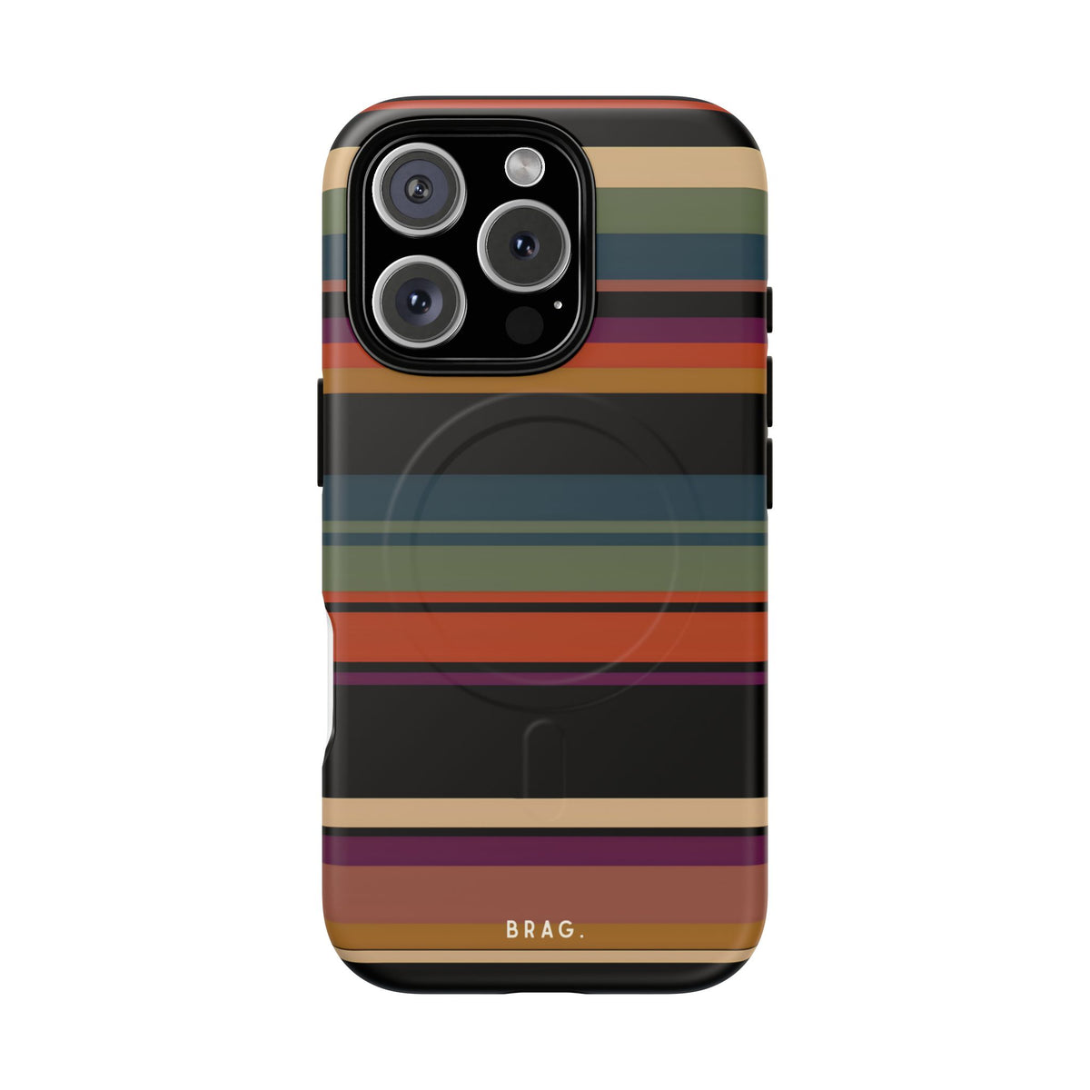 Market Stripe MagSafe Tough Phone Case — Magnetic Protective Cover
