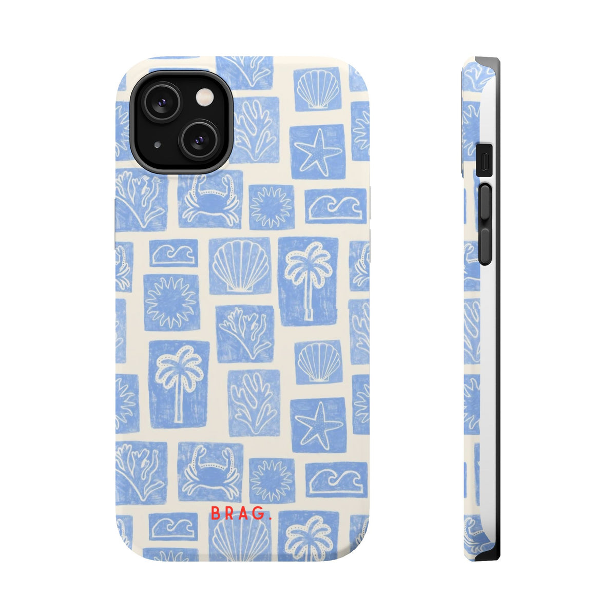 Azure Tiles Magnetic Impact-Resistant Phone Case