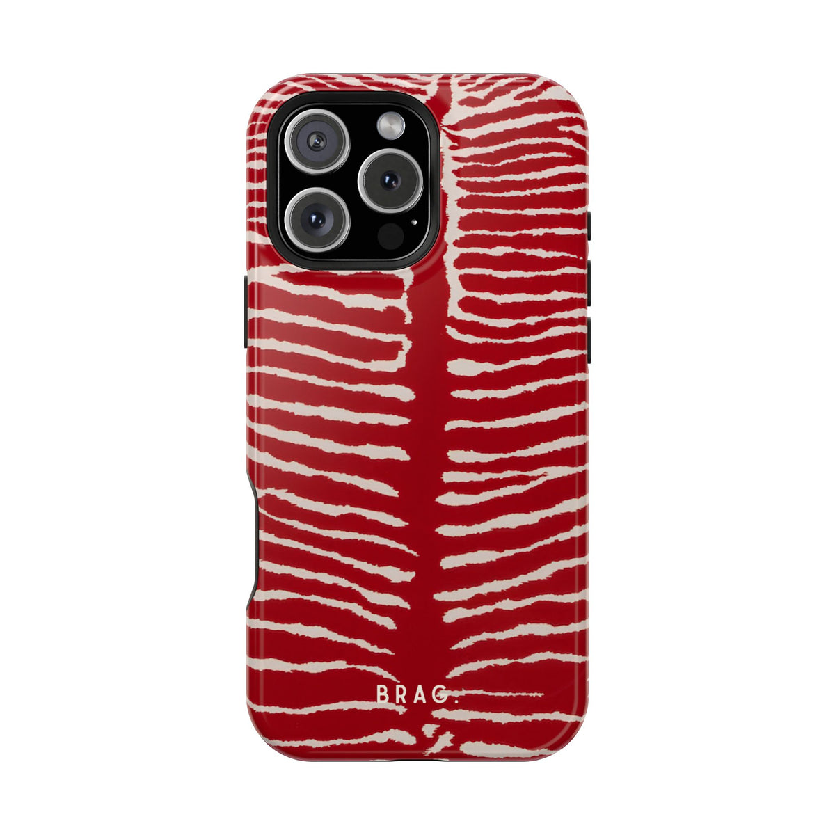 Striped Heat Magnetic Impact-Resistant Phone Case