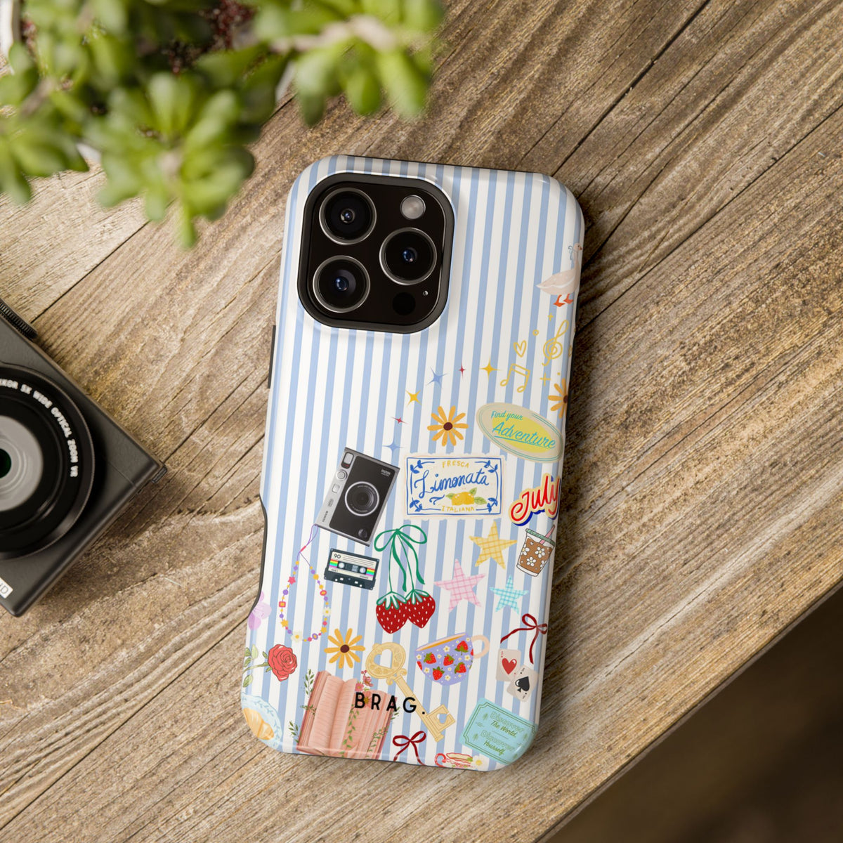 Travel Girl Magnetic Impact-Resistant Phone Case