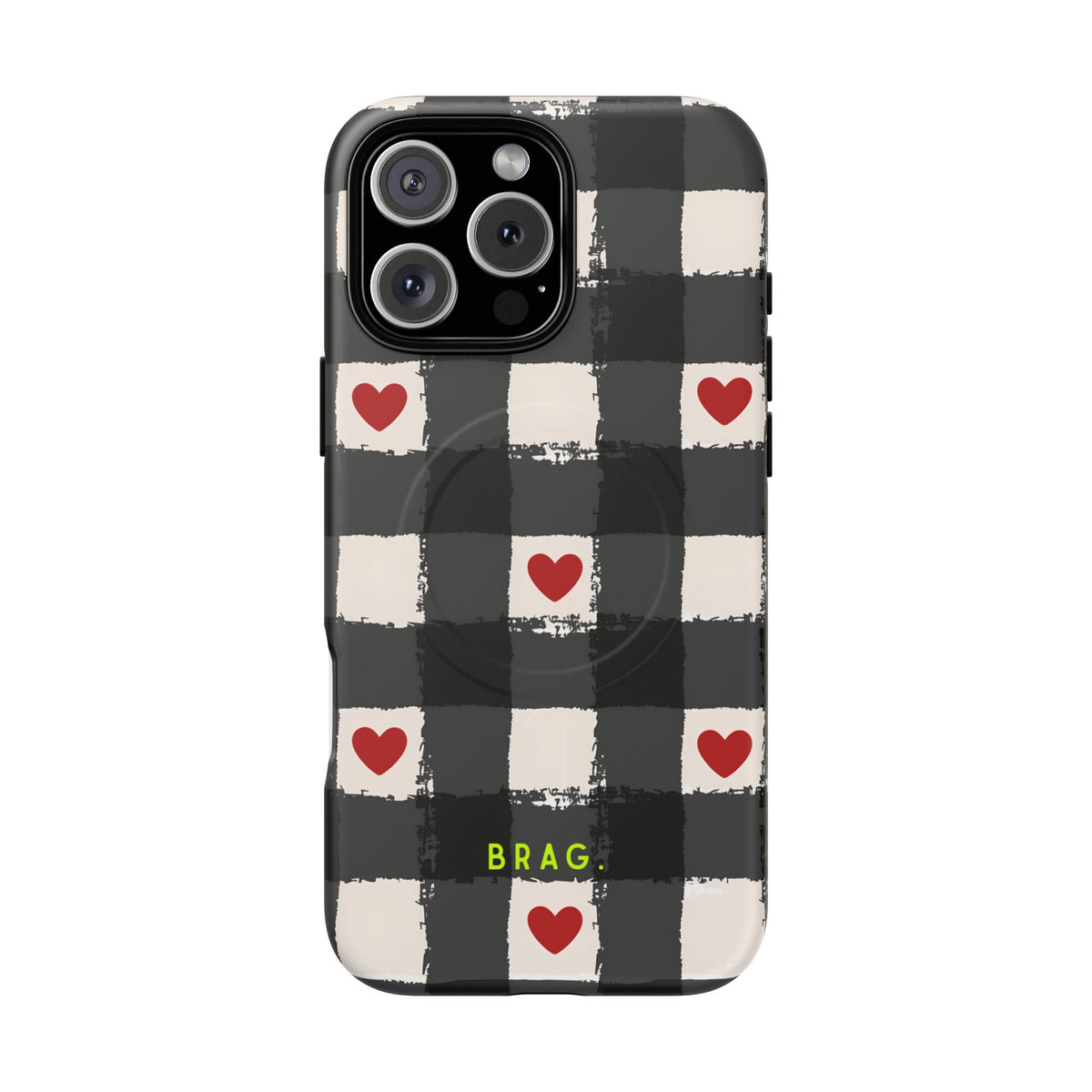 Lucky Heart MagSafe Tough Phone Case — Magnetic Protective Cover