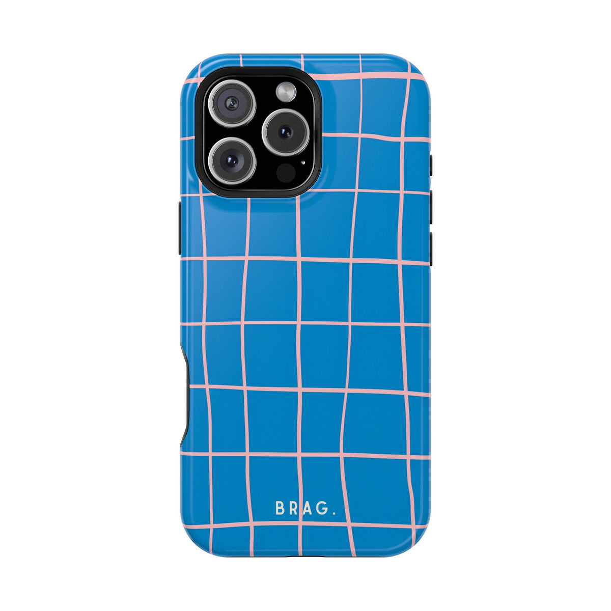 Coastal Grid Magnetic Impact-Resistant Phone Case