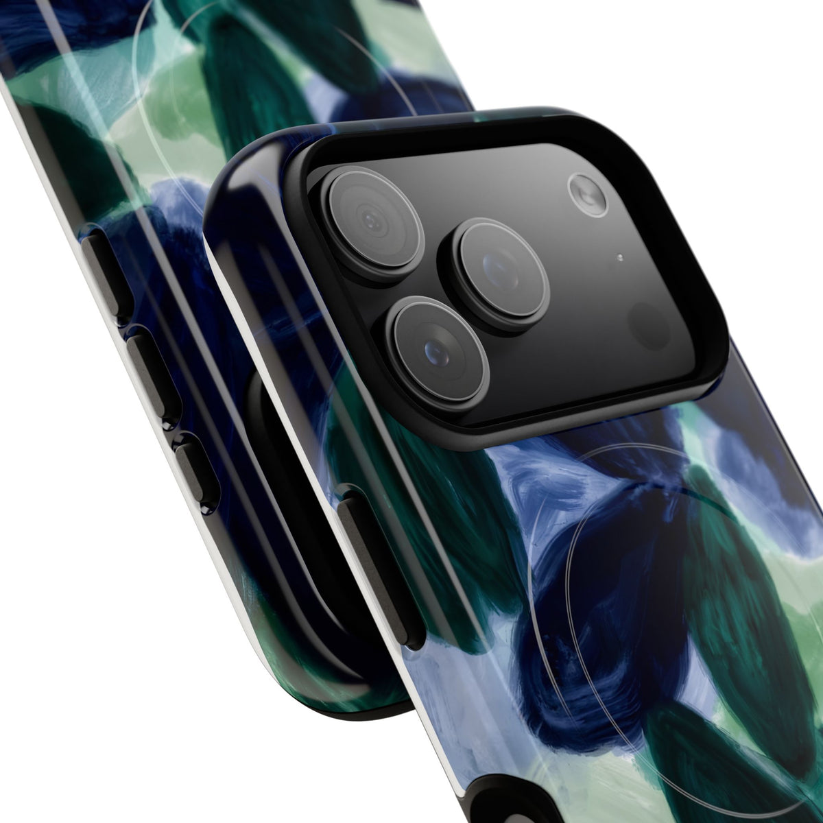 Indigo Garden MagSafe Tough Phone Case — Magnetic Protective Cover