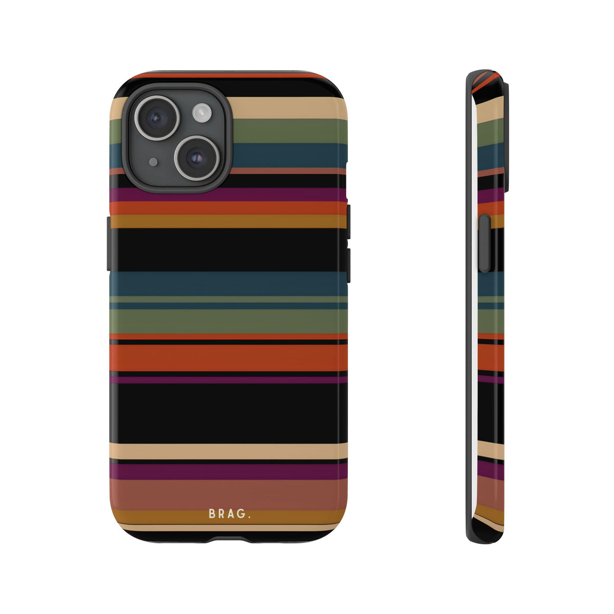 Market Stripe Tough Phone Case – Shockproof Protective iPhone Cover