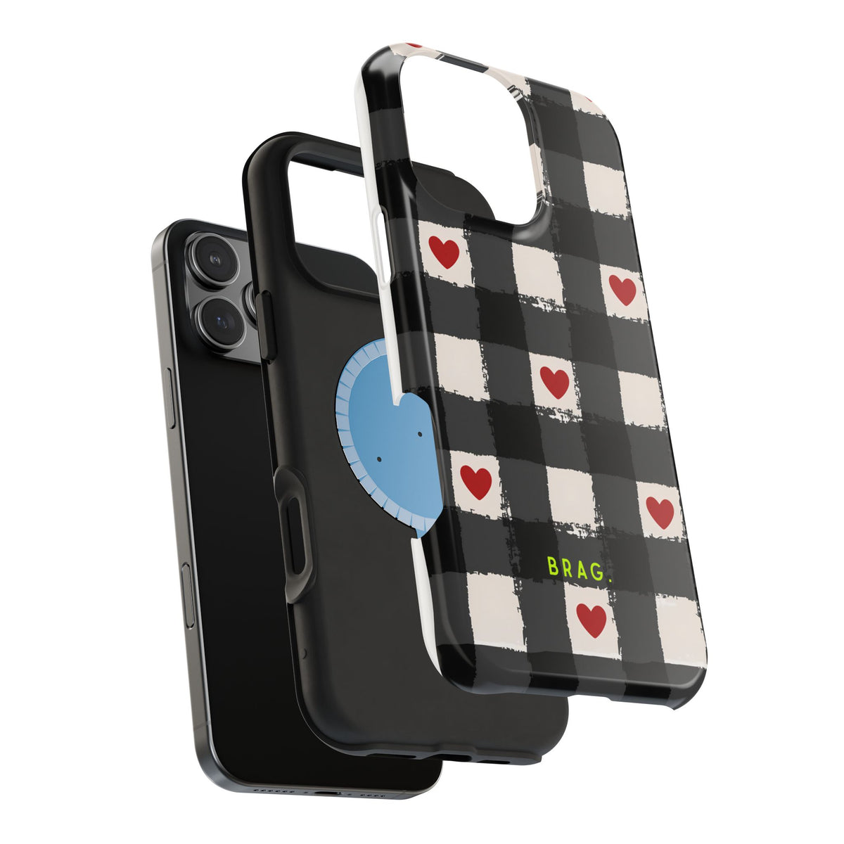 Lucky Heart Magnetic Impact-Resistant Phone Case