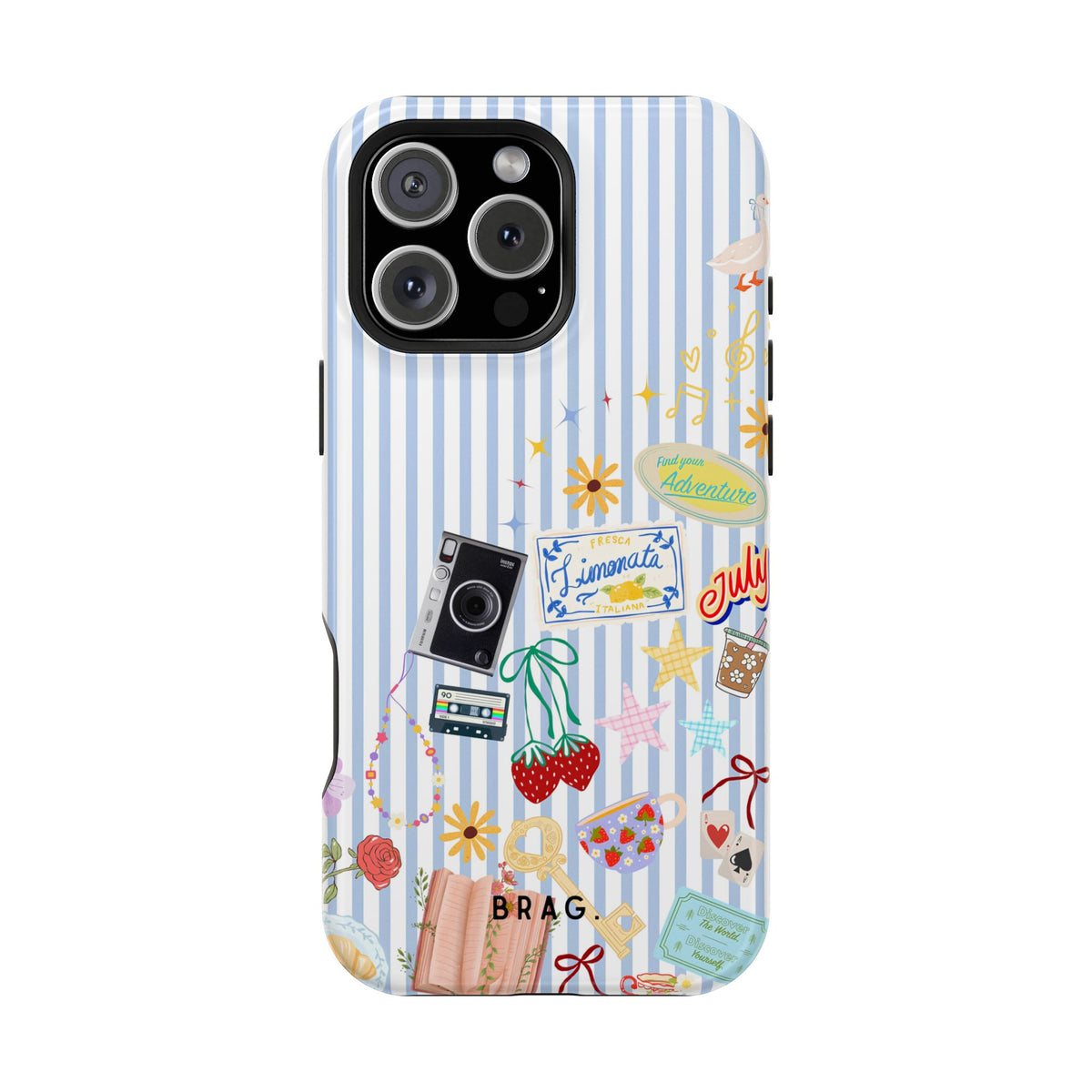 Travel Girl Magnetic Impact-Resistant Phone Case