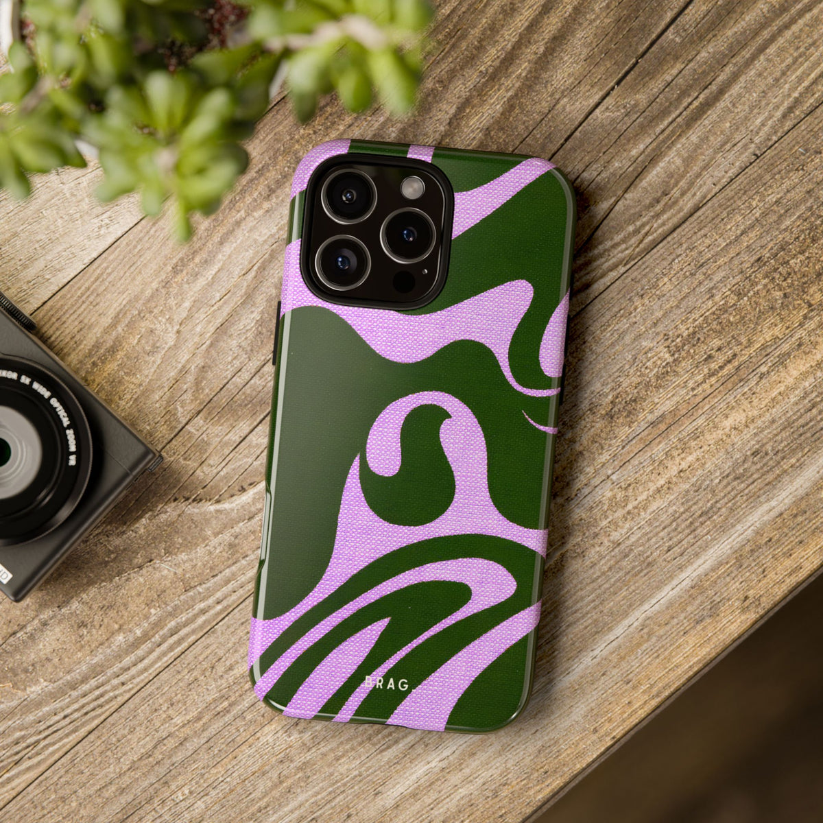 Pink Theory Tough Phone Case – Shockproof Protective iPhone Cover