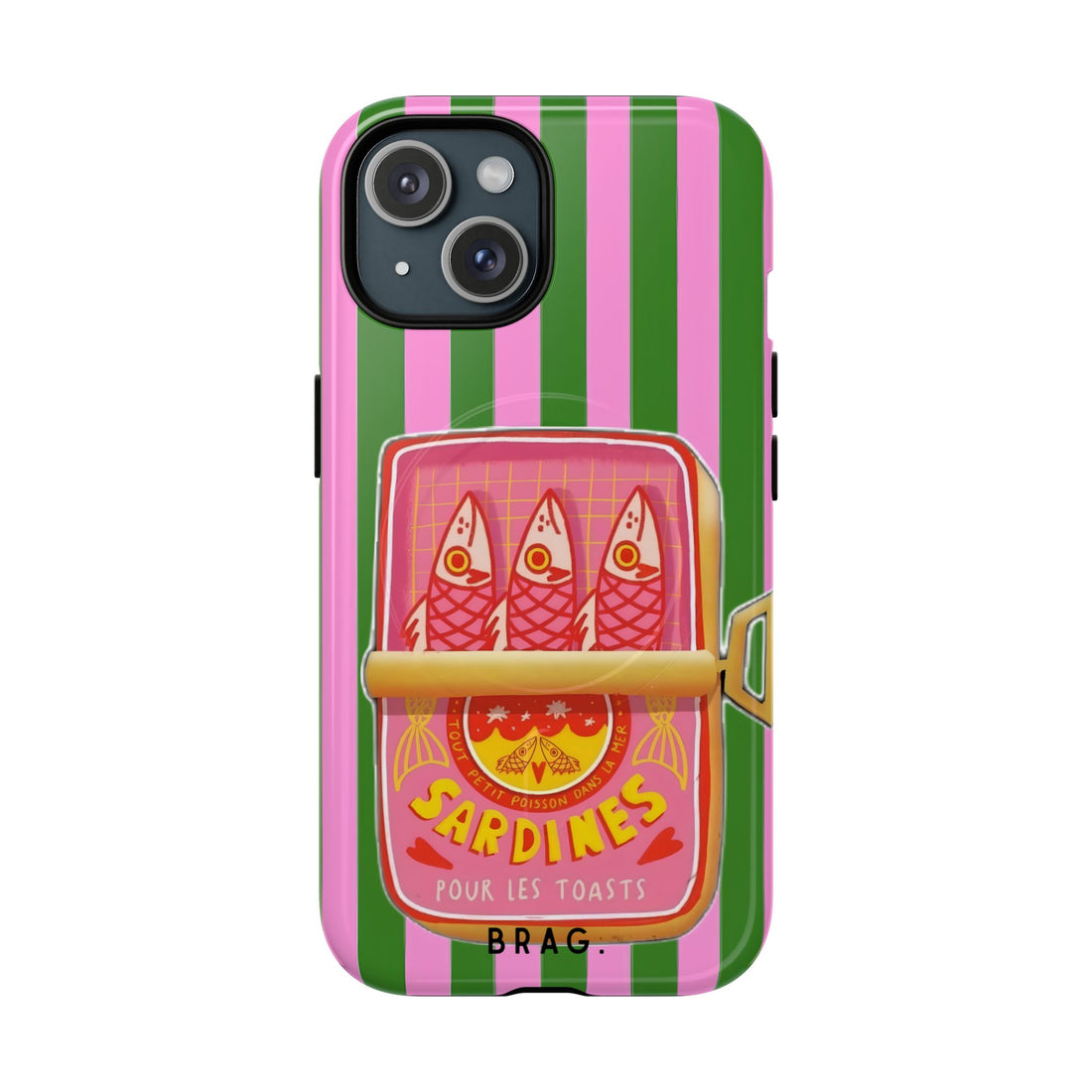 Tinned Pink MagSafe Tough Phone Case — Magnetic Protective Cover