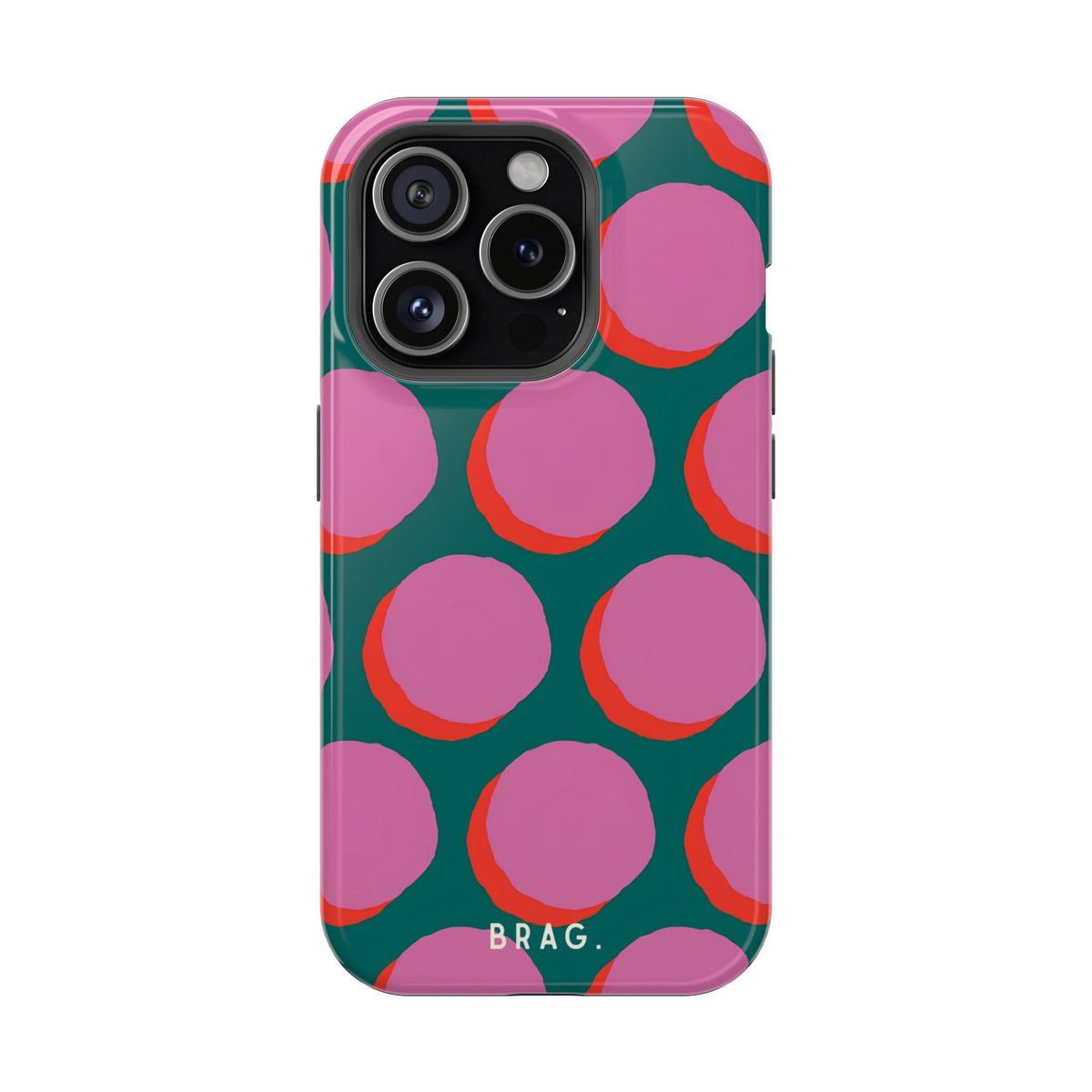Pink Moon Magnetic Impact-Resistant Phone Case