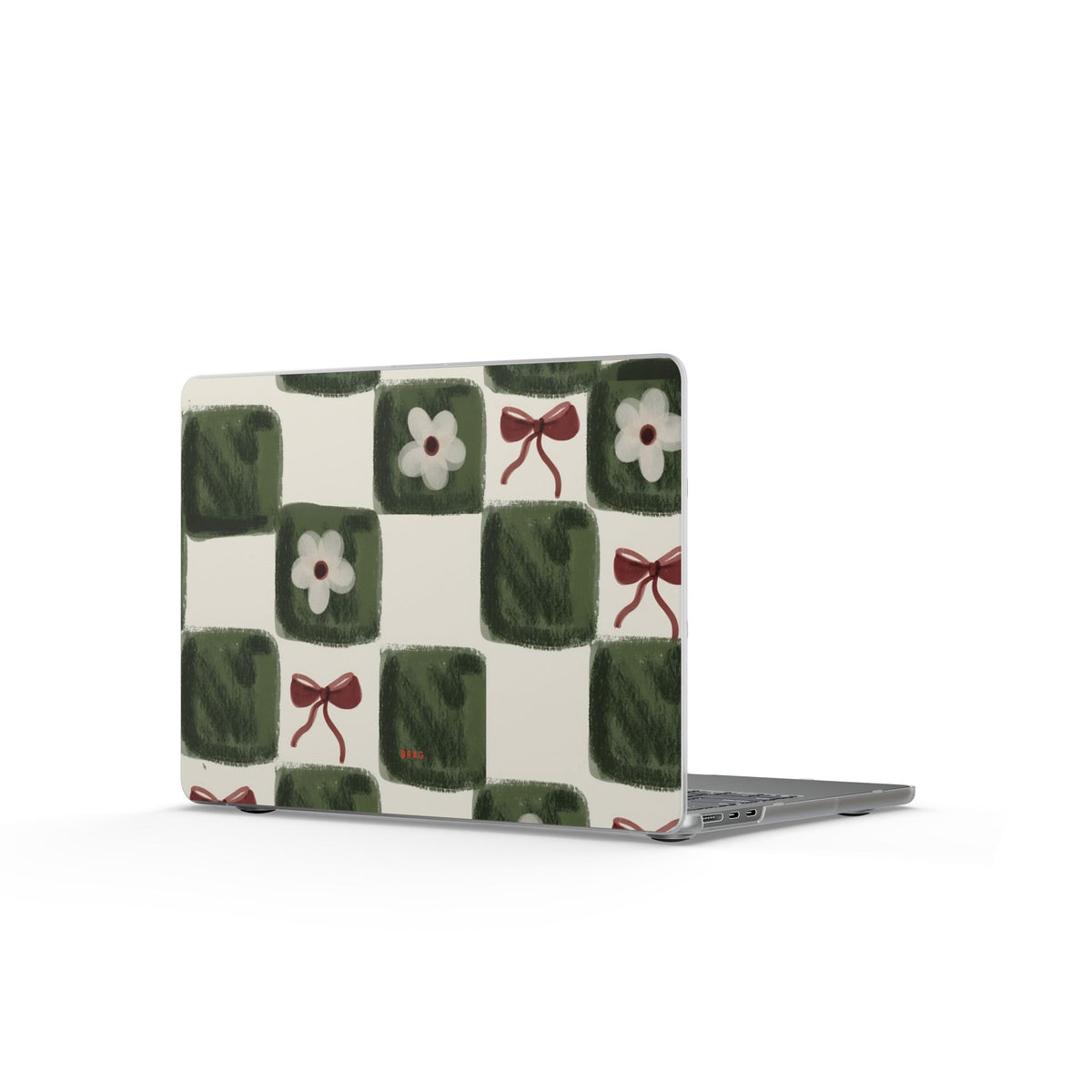 Garden Mosaic Matte MacBook Case — Slim Protective Laptop Cover