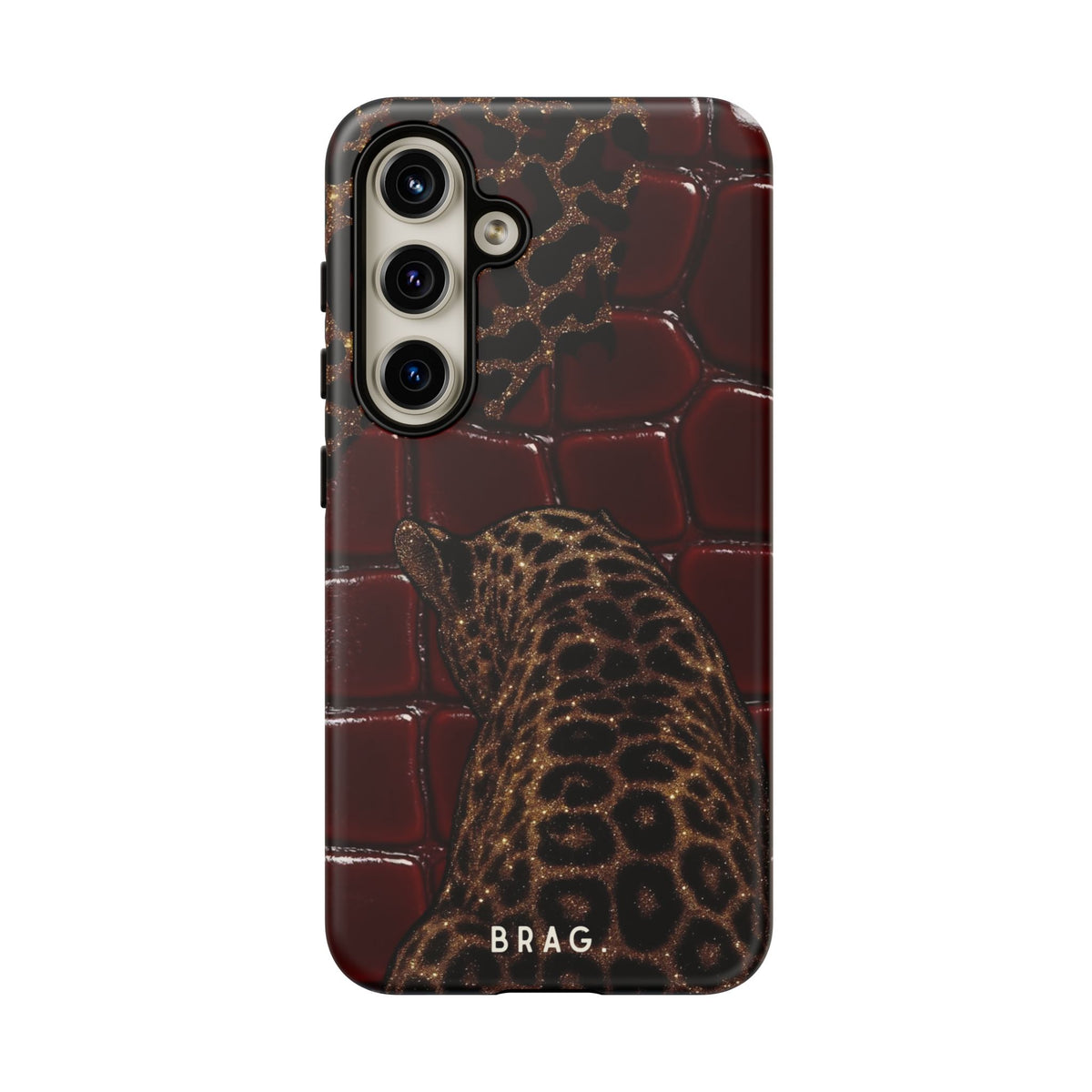 Leopard Lounge Tough Phone Case – Shockproof Protective iPhone Cover