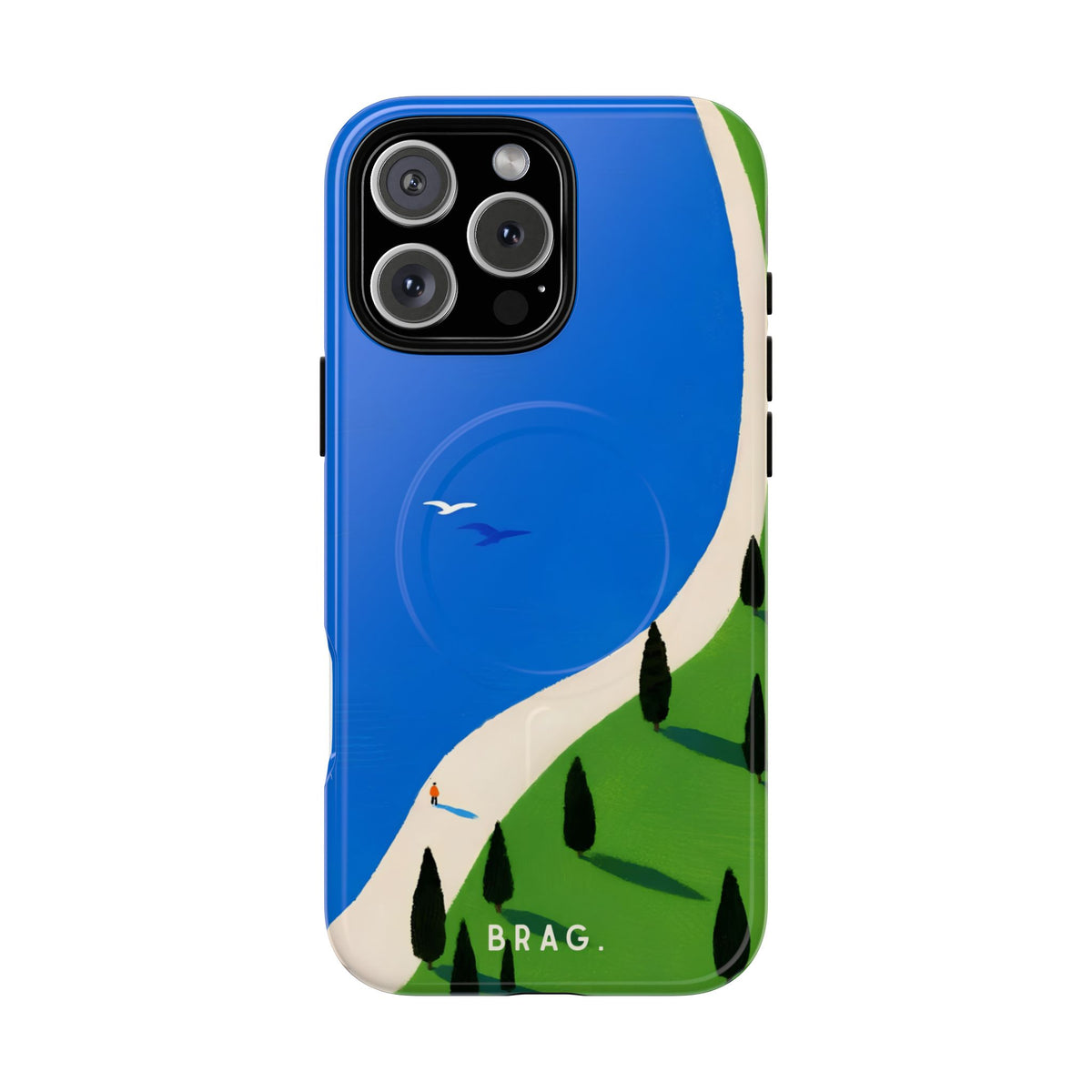 Blue Escape MagSafe Tough Phone Case — Magnetic Protective Cover