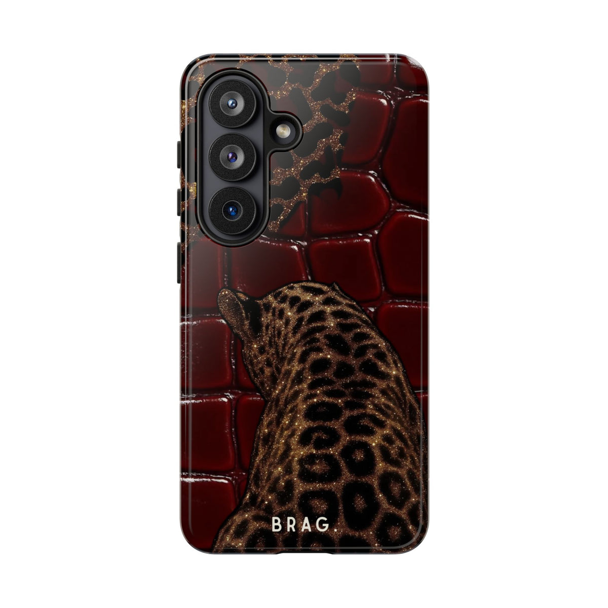 Leopard Lounge Tough Phone Case – Shockproof Protective iPhone Cover