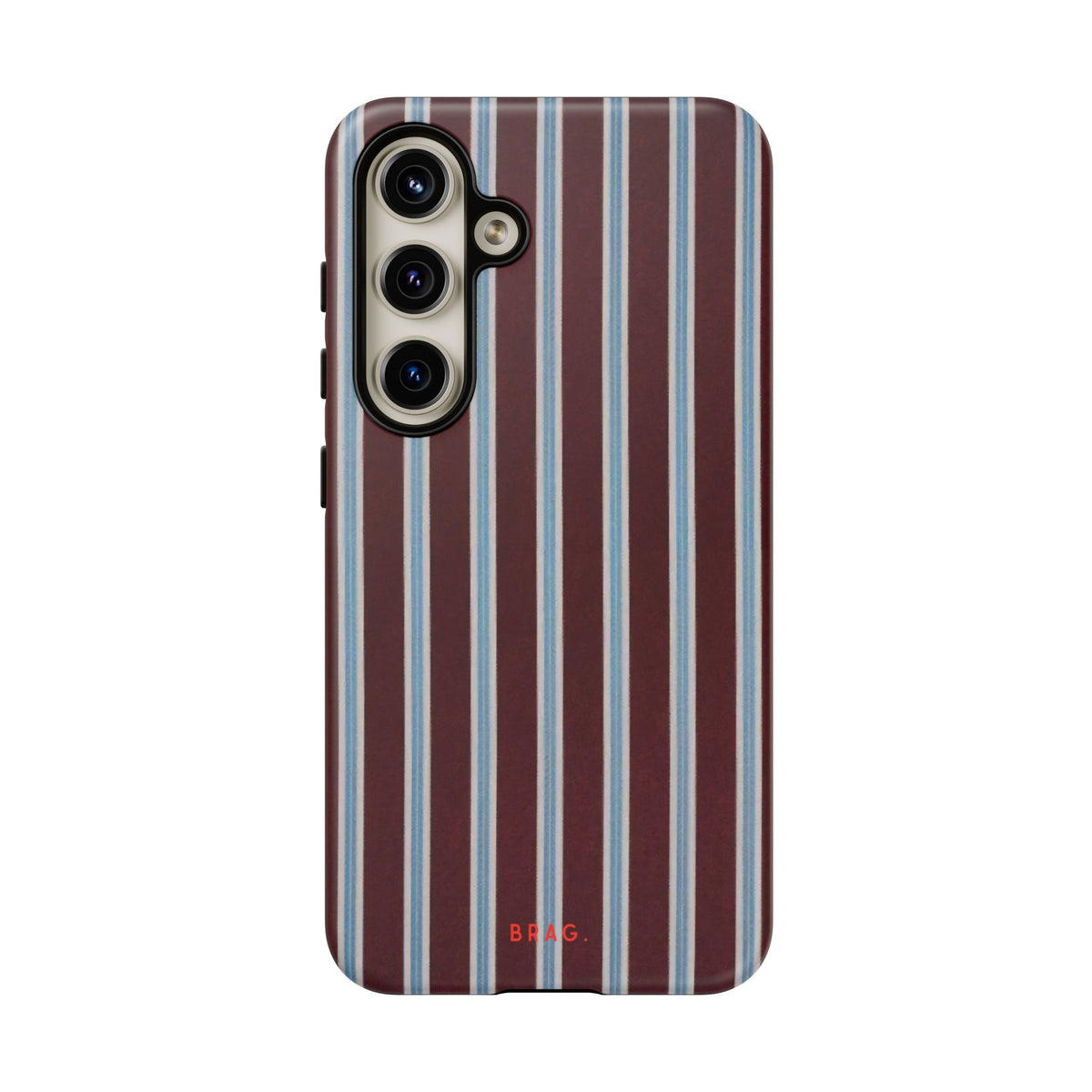 Maroon Lines Tough Phone Case – Shockproof Protective iPhone Cover